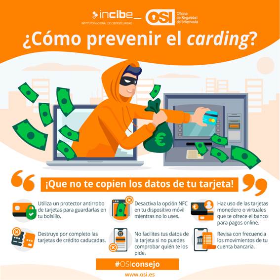 ¿Cómo prevenir el carding?